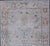 Tribal Modern Oushak Rug With Soft Sky Blue and Warm Sand Tones 2'6 X 4'1 For Sale - Image 3 of 11