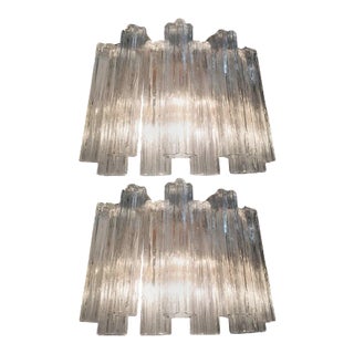 Tronchi Sconces by Toni Zuccheri for Venini, 1970s, Set of 2 For Sale