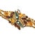 Amber Vintage Citrine Crystal Art Glass Bracelet 1950s For Sale - Image 8 of 9