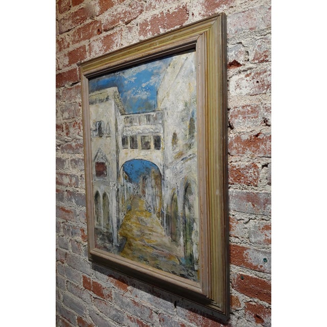 Paint Dorothy Brown - Venice View - 1956 Oil Painting For Sale - Image 7 of 11