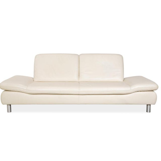 Rivoli 3-Seater Sofa in Cream Leather from Koinor For Sale - Image 14 of 14