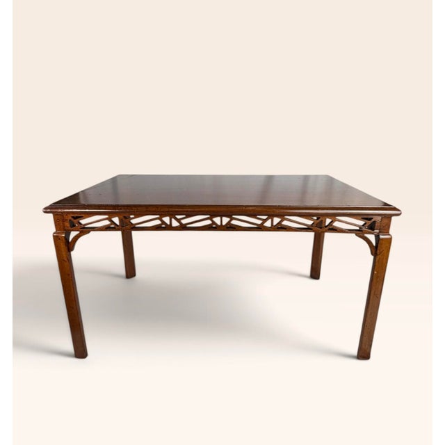 Mid Century Chinese Chippendale Fretwork Cocktail Table For Sale - Image 17 of 18