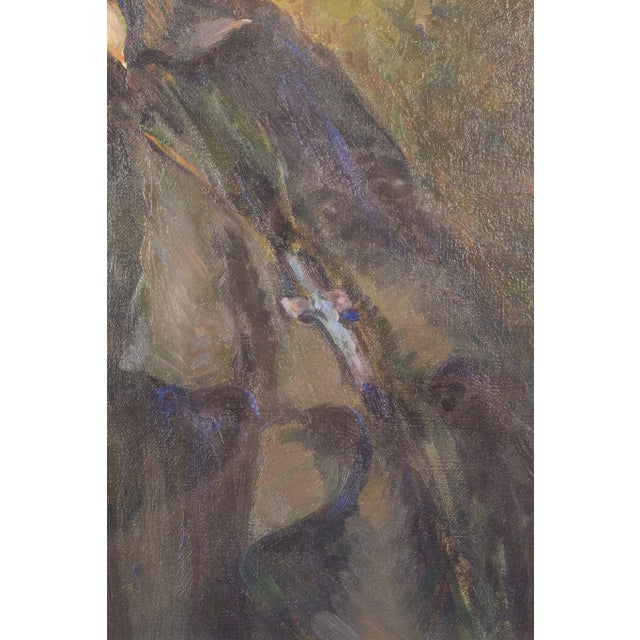 Anonymous, Portrait of a Lady, Early 20th Century, Oil on Canvas For Sale - Image 6 of 14