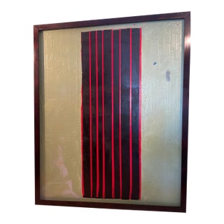 “The Door” by Artist John Frates, Extra Large, Mid Century Modern, Contemporary, 77x64x2.5 In. For Sale