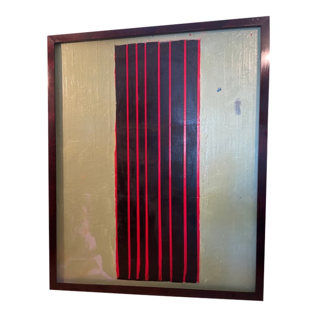 “The Door” by Artist John Frates, Extra Large, Mid Century Modern, Contemporary, 77x64x2.5 In. For Sale