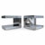 1970s Ello Chrome and Bonze Side Tables For Sale