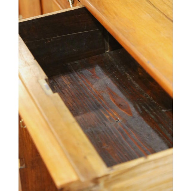 19th Century French Louis Philippe Walnut Six-Door Three-Drawer Enfilade Buffet For Sale - Image 10 of 11