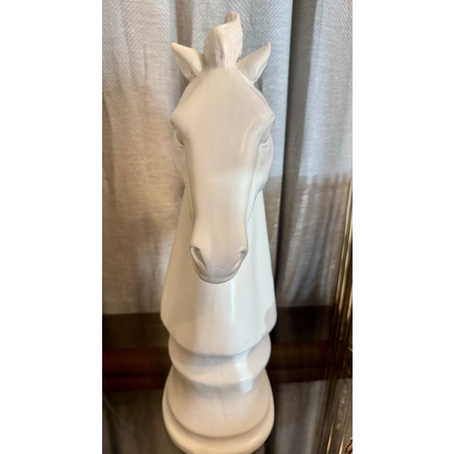 1990s Horse Head Oversized Figurine For Sale - Image 5 of 5