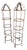 Mid 20th Century Italian 4 - Tier Twisted Wrought Iron Gilt Rope Étagères Display Shelf - A Pair For Sale
