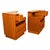 1970s Pair Mid Century Modern Danish Teak Nightstands Chest Drawers by Scan Coll 1970 For Sale - Image 5 of 18