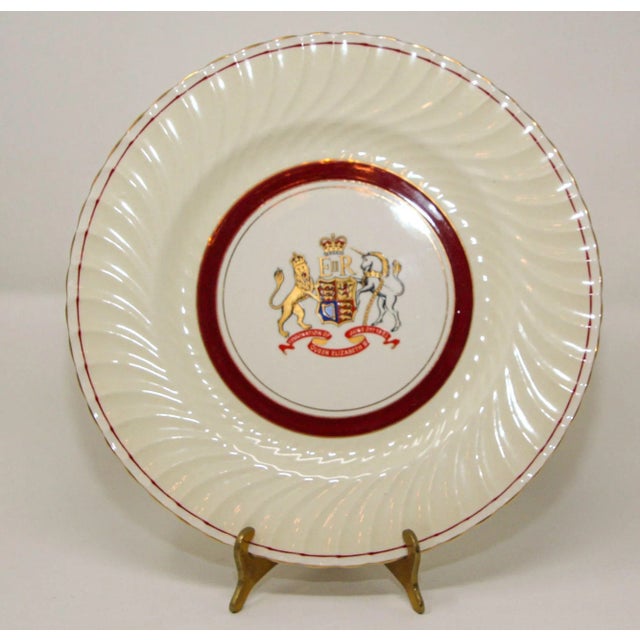 Coronation Plate Queen Elizabeth II June 2nd 1953 Burleigh Ware Burslem England. Beautiful plate commemorating the...