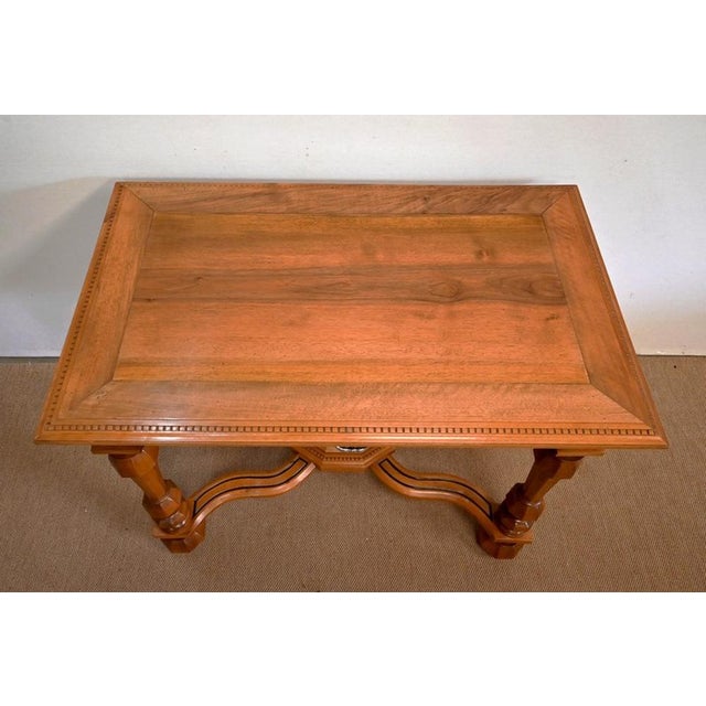 Louis XIV Walnut Table, Late 19th Century For Sale - Image 5 of 18