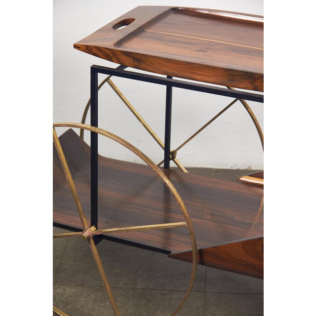 Vintage Brazilian Trolley by Jorge Zalszupin, 1960s For Sale - Image 15 of 18
