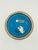 Bitossi 1960s Aldo Londi for Bitossi Rimini Blu Circle-Motif Ceramic Vase For Sale - Image 4 of 4