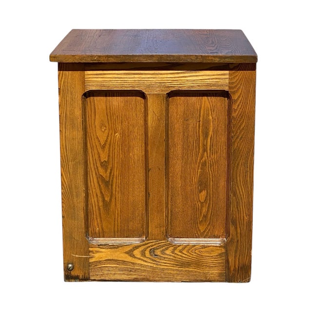 Antique Oak Hamilton Printers Cabinet / Flat File Map Cabinet With 10 Drawers For Sale - Image 9 of 12