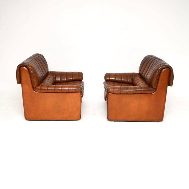 Mid-Century Modern Vintage DS 86 Chairs in Leather from De Sede, 1960, Set of 2 For Sale - Image 3 of 11