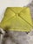 Avocado Hollywood Regency Olive Green Silk Button Tufted Footstools - A Pair For Sale - Image 8 of 12
