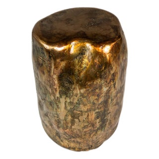 1 of 1 Solid Brass Vessel / Vase / Sculpture by Mark Leblanc for Leblanc Studios, Usa, C. 2020s For Sale
