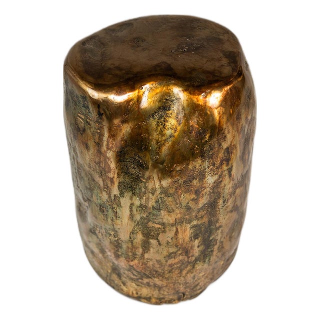 1 of 1 Solid Brass Vessel / Vase / Sculpture by Mark Leblanc for Leblanc Studios, Usa, C. 2020s For Sale