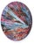 Contemporary Phoenix Rising - Original Round Contemporary Luxury Gucci Shopping Bags Collage Mixed Media Wall Art For Sale - Image 3 of 9