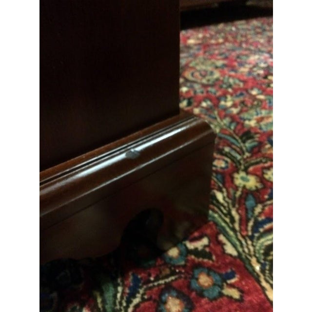 Brown Vintage Nightstands, Mahogany Bedside Chests, Lexington Furniture, the Pair For Sale - Image 8 of 12