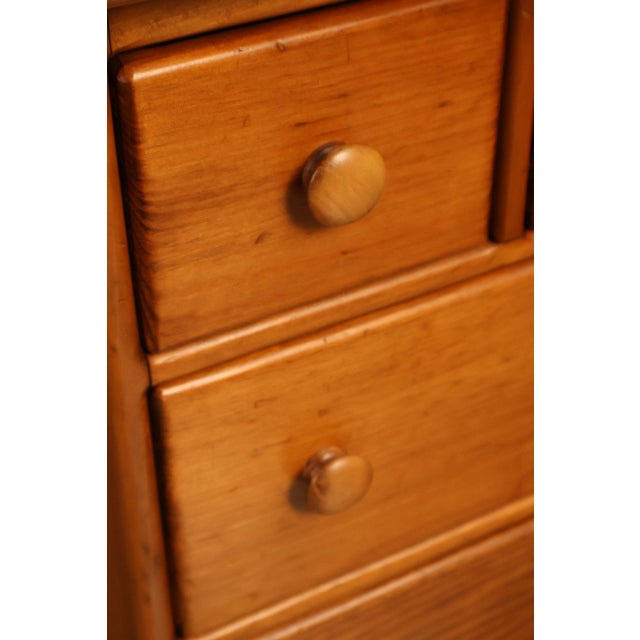 Rustic Pine Four-Drawer Nightstand For Sale - Image 9 of 18