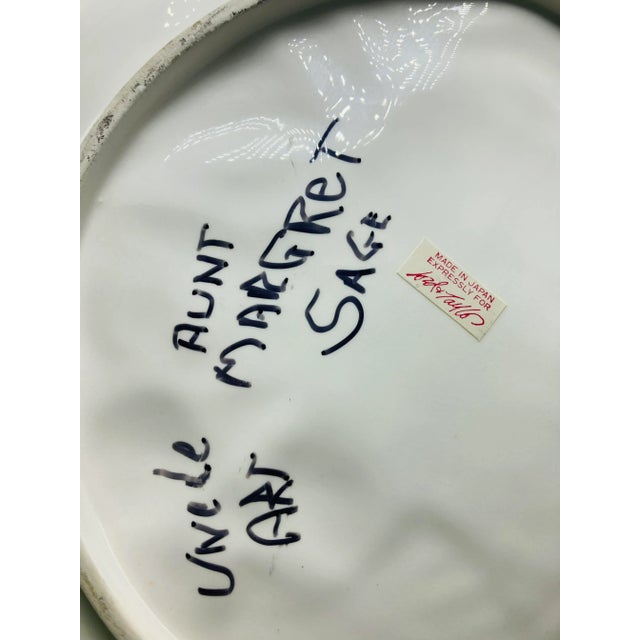 Palm Beach Style Platter With Shell Motif For Sale - Image 4 of 5