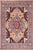 Rustic Kazak Orange/Blue Wool Rug - 8'1''x10'0'' For Sale - Image 10 of 10