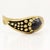 Signed Mid-Century Stephen Burr Brutalist Cast Brass & Agate Cabochon Bracelet For Sale - Image 10 of 11