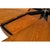 Wood Transitional Round Dining Table, Large - Light Brown Oak For Sale - Image 7 of 11