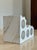 Antique White Carved Marble Sculptural Block Wine Rack or Sparkling Water Bottle Display For Sale - Image 8 of 12