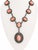 Handcrafted in India circa 1980, this striking necklace showcases the vibrant color and craftsmanship associated with...