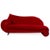 Gaudi 3-Seater Sofa in Red Velvet from Bretz For Sale - Image 10 of 10