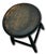 American Very Nice Hand Made Antique American Primitive Pine Wood Footstool With Excellent Original Old Black Paint For Sale - Image 3 of 18