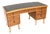 Vintage Walnut Pedestal Desk from Laszlo Hoenig, 1950s For Sale