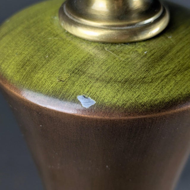 Pair of Sculptural Mid-Century Modern Lamps Organic Geometric Influenced For Sale - Image 9 of 12