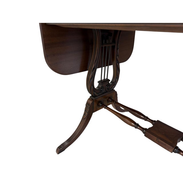 Robert W. Irwin Co. 1920s Robert W Irwin Harp Table For Sale - Image 4 of 17