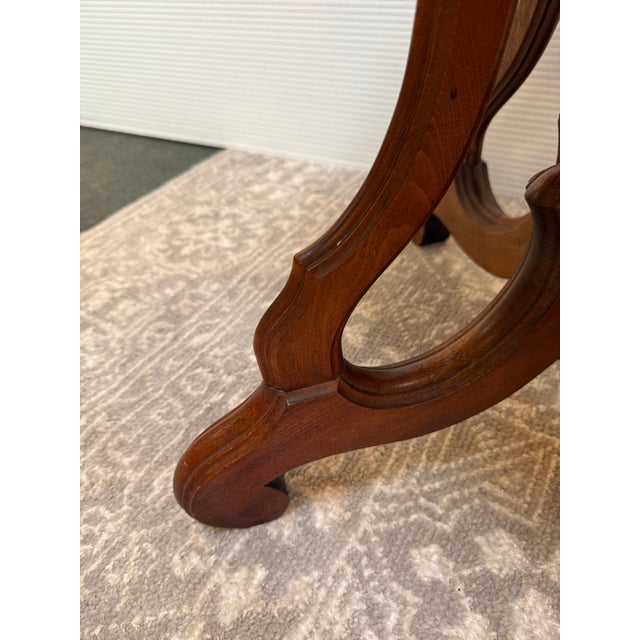 Antique Victorian Oval Parlor/Center Table For Sale - Image 9 of 12