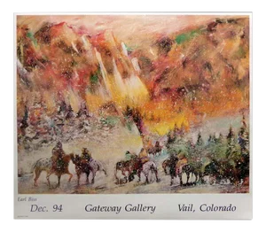 1990s Earl Biss Gateway Gallery Vail Poster