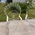 A wonderfully dramatic vintage garden set featuring two peacock chairs and matching peacock settee, crafted in the iconic...