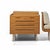 Edward Wormley for Dunbar 5-drawer cabinet, mahogany wood with tapered brass legs. [metal tag Dunbar].