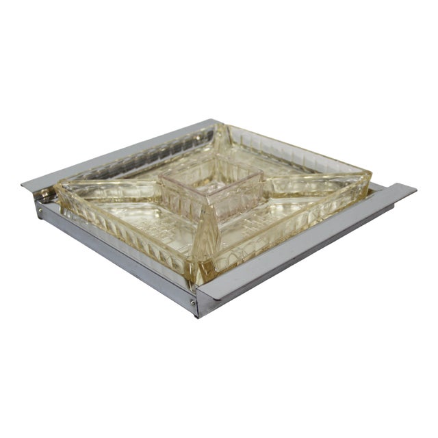 French Art Deco Snack Tray, 1930s For Sale