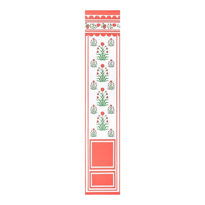 Sample - Schumacher x Marie-Anne Oudejans Royal Poppy Panel B in Red ...