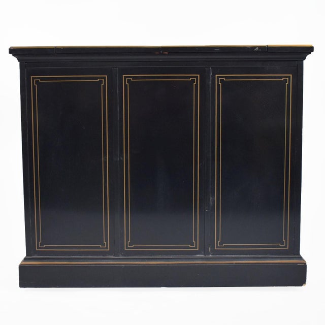 Black Chinoiserie Bar-Server For Sale - Image 4 of 8