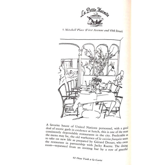 "New York a La Carte: Cooking With the Great Chefs" 1975 Jacobs, Jay For Sale In New York - Image 6 of 12