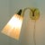 Mid-Century German Brass and Glass Wall Light Sconce, 1950s For Sale - Image 11 of 12