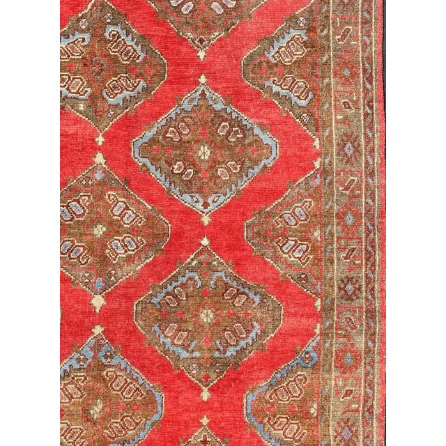 Antique Turkish Oushak-Handwoven with all Over diamond pattern. Keivan Woven Arts / rug /TU-MTU-3611, country of origin /...