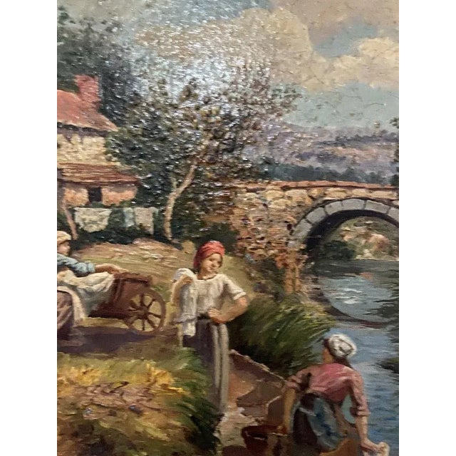 Pietro Colonna, Neapolitan School Country Scene, 21st Century, Oil on Canvas For Sale - Image 9 of 11