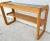 Wood 70's MCM Hodges Mersman Oak Smoked Glass Console Sofa Table For Sale - Image 7 of 7