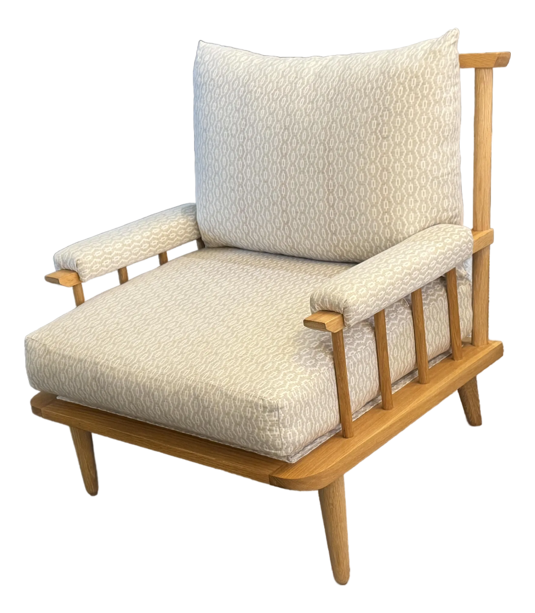 Nickey Kehoe Spindle Back Viewing Chair | Chairish